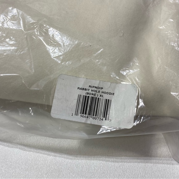 NEW - Rip n Dip - Rabbit Hole Hoodie - Bone - XL - Picture 3 of 6